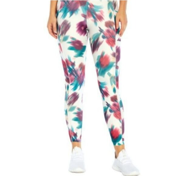 Bally's Total Fitness Athletic  XL Purple, White   92% Polyester/8% Spandex - Picture 3 of 7